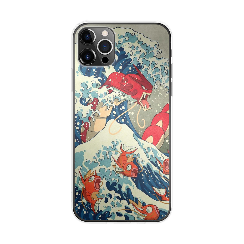 The Great Wave Of Gyarados iPhone 12 Pro Case