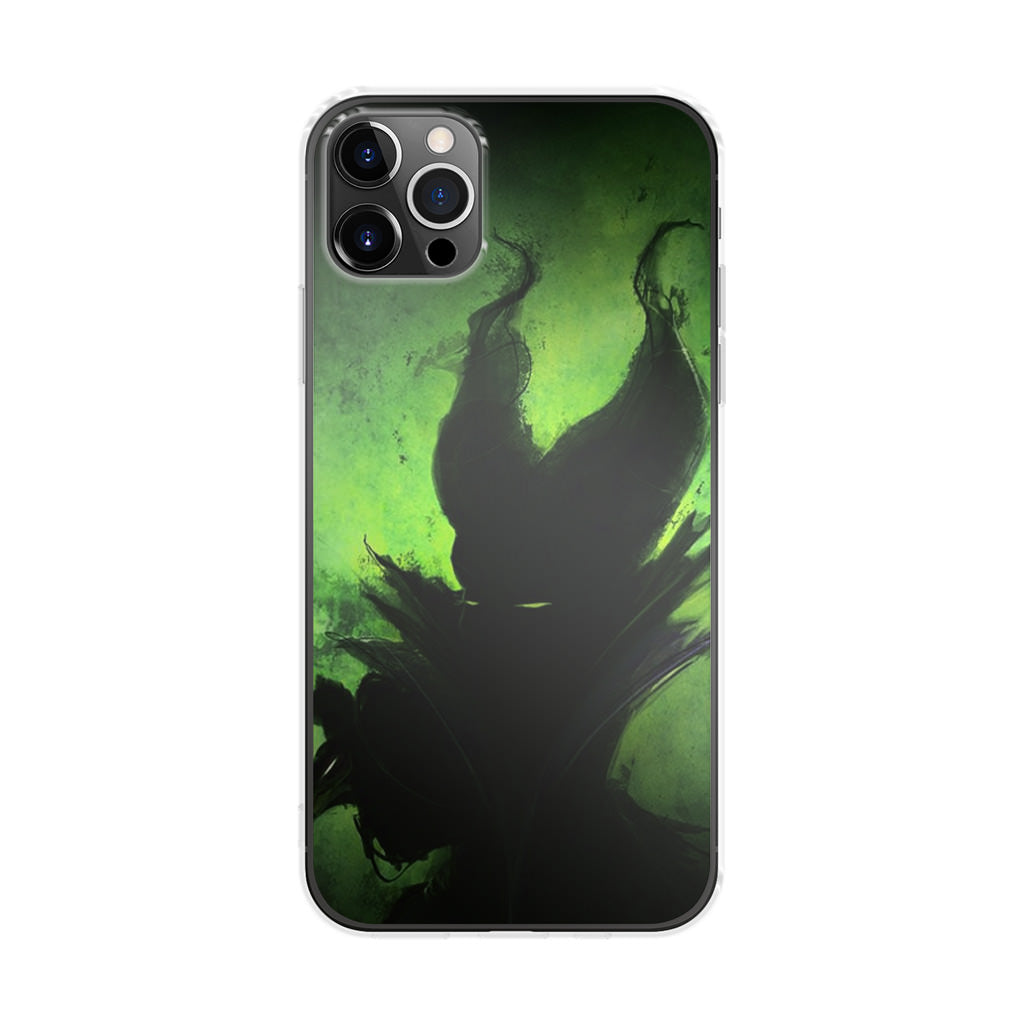 Villains Maleficent Silhouette iPhone 12 Pro Max Case