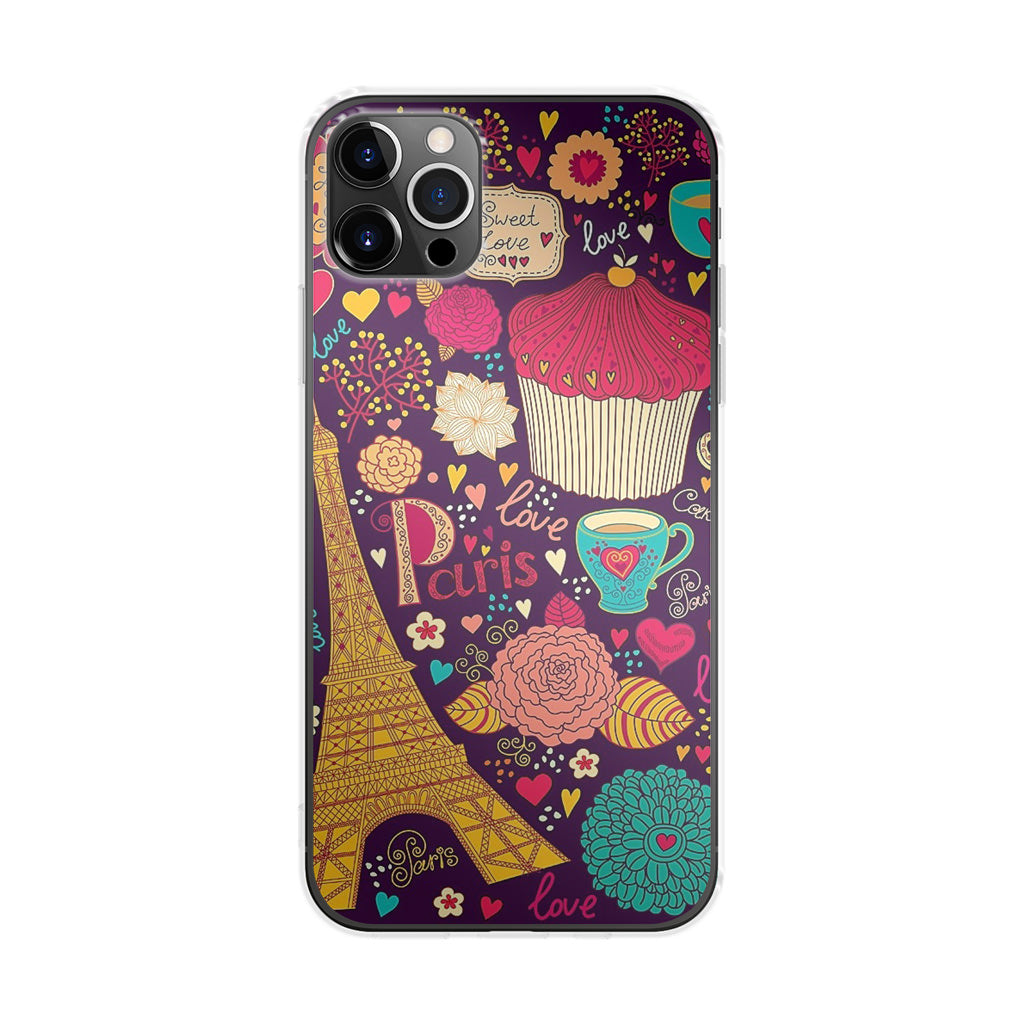 Vintage Love In Paris iPhone 12 Pro Max Case