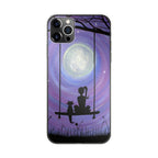Girl Cat and Moon iPhone 12 Pro Max Case