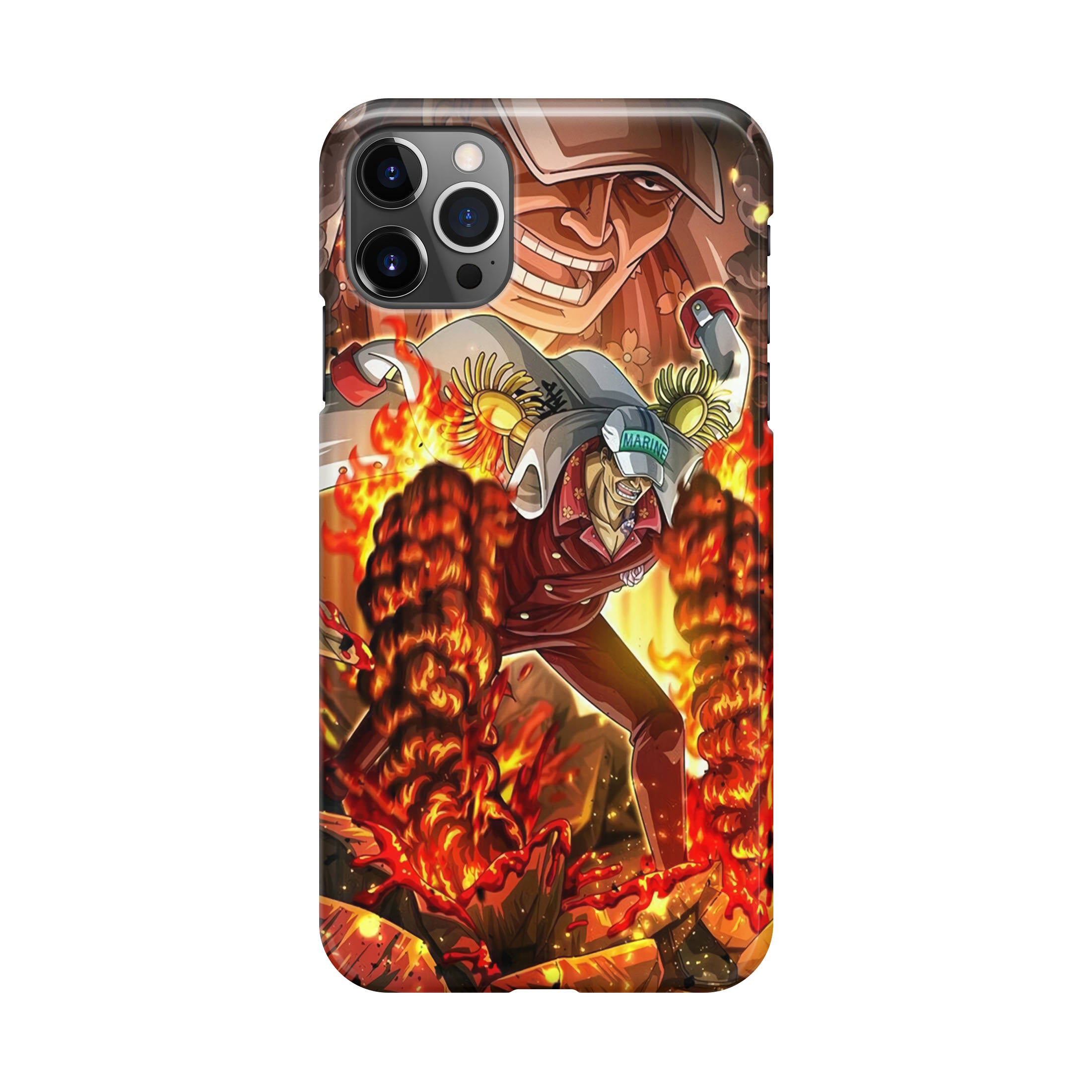 Akainu Exploding Volcano iPhone 12 Pro Max Case