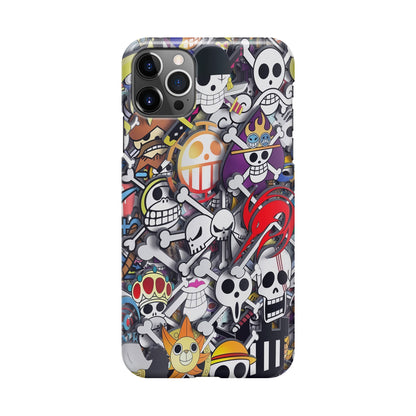 All Pirate Symbols One Piece iPhone 12 Pro Max Case