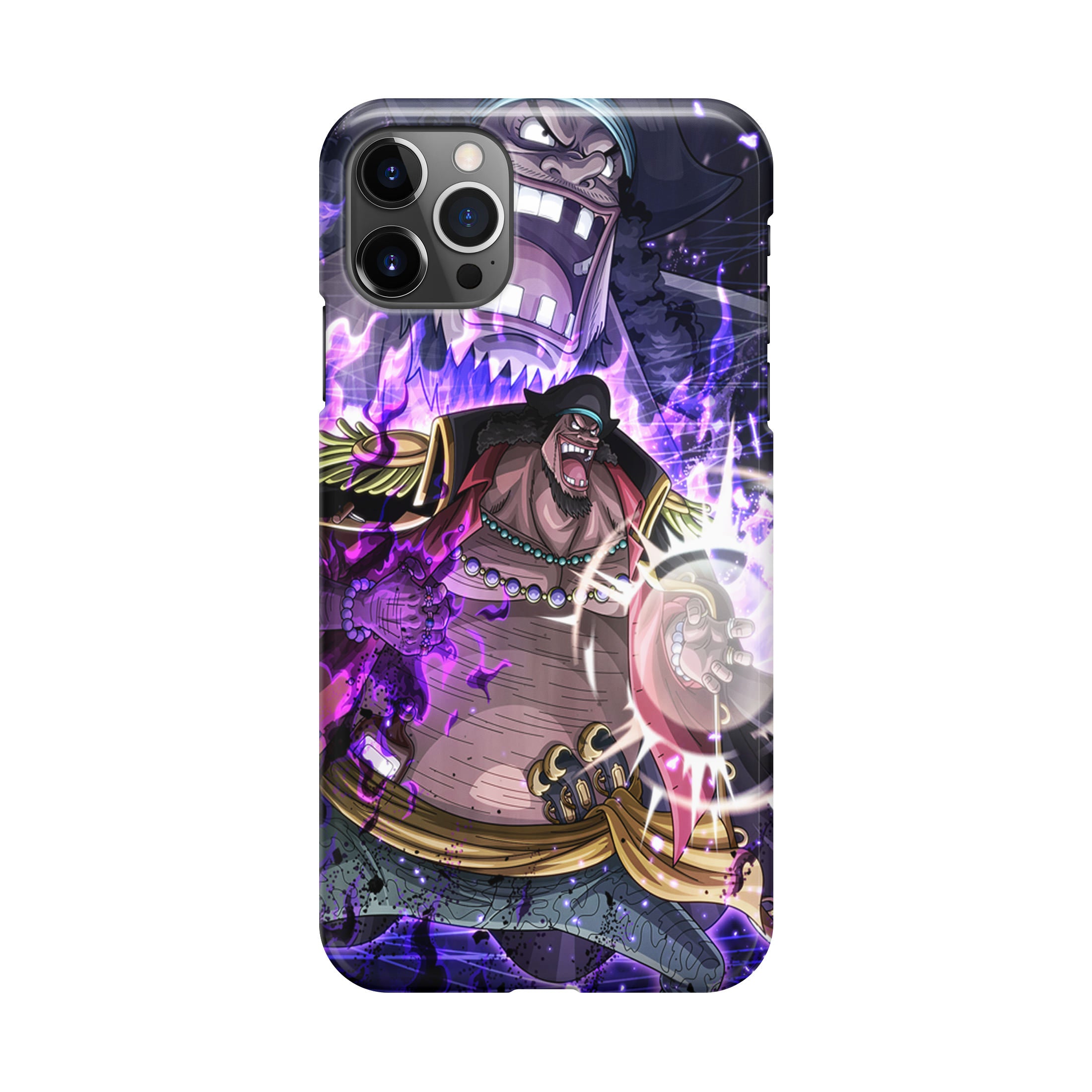 Kurohige With Two Devil Fruits Power iPhone 12 Pro Max Case