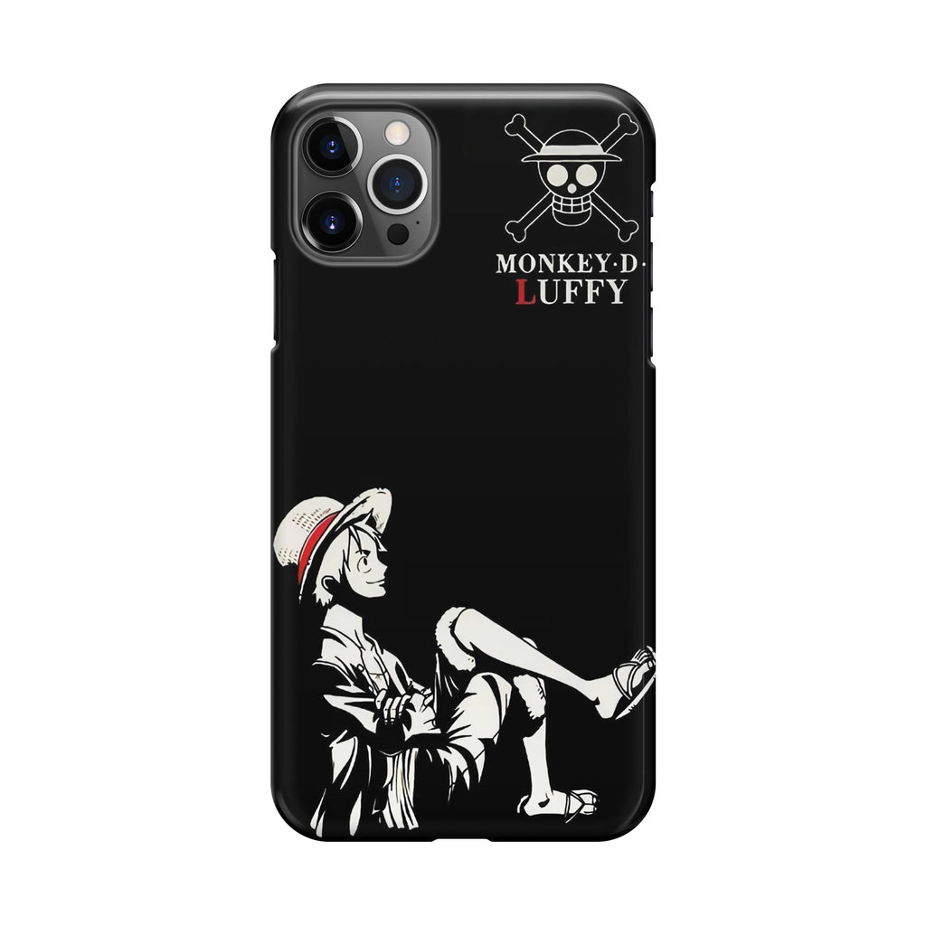 Monkey D Luffy Black And White iPhone 12 Pro Max Case