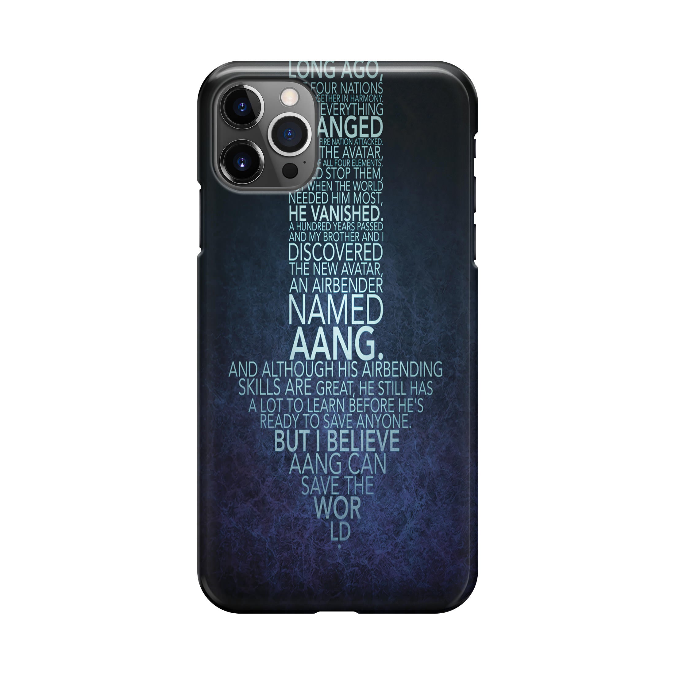 Avatar Quotes iPhone 12 Pro Max Case
