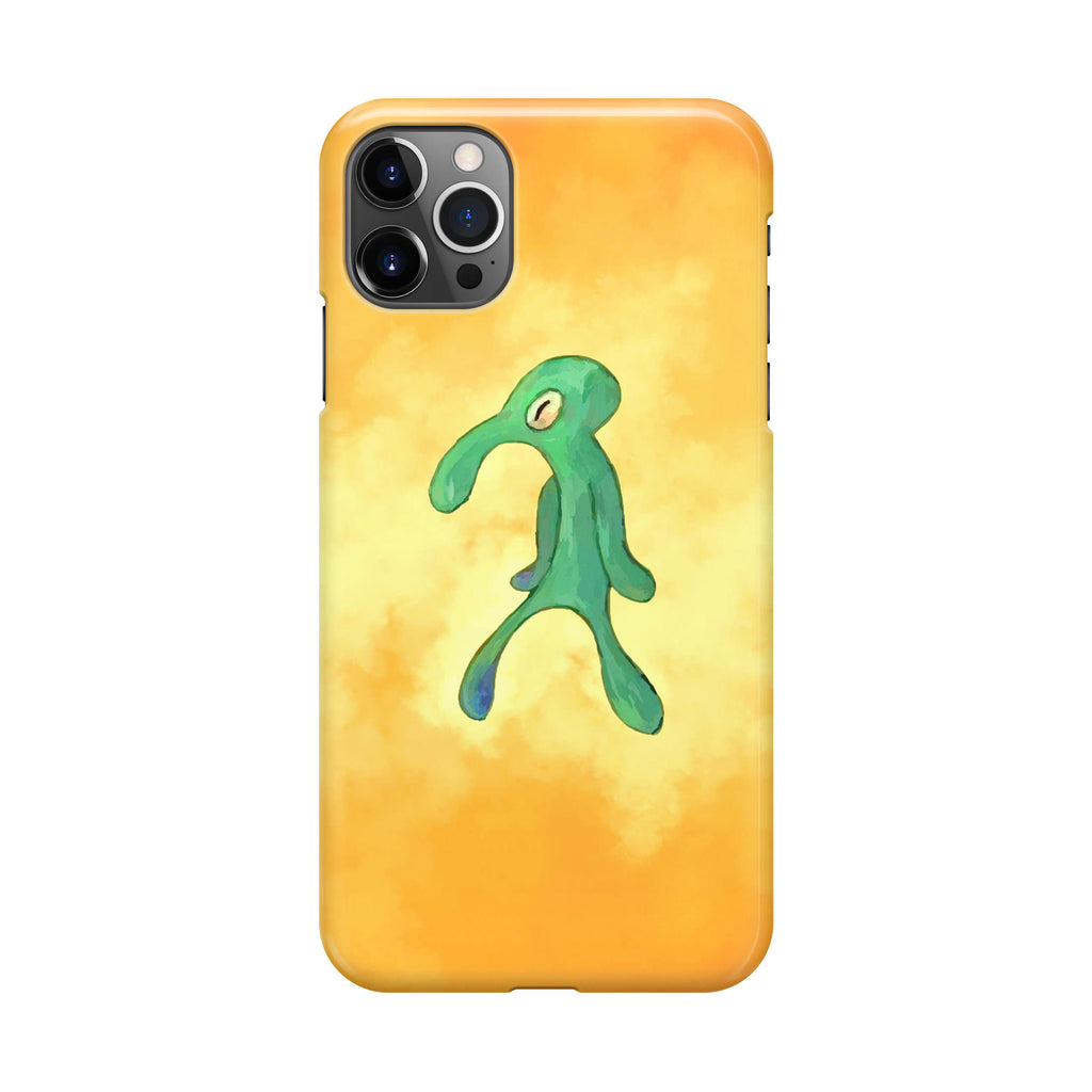 Bold and Brash Squidward Painting iPhone 12 Pro Max Case