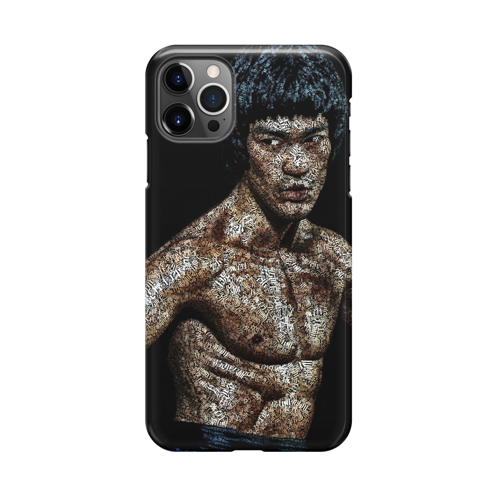 Bruce Lee Typograph iPhone 12 Pro Case