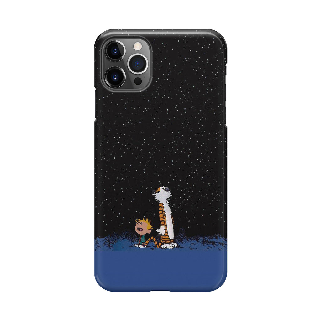 Calvin and Hobbes Space iPhone 12 Pro Max Case