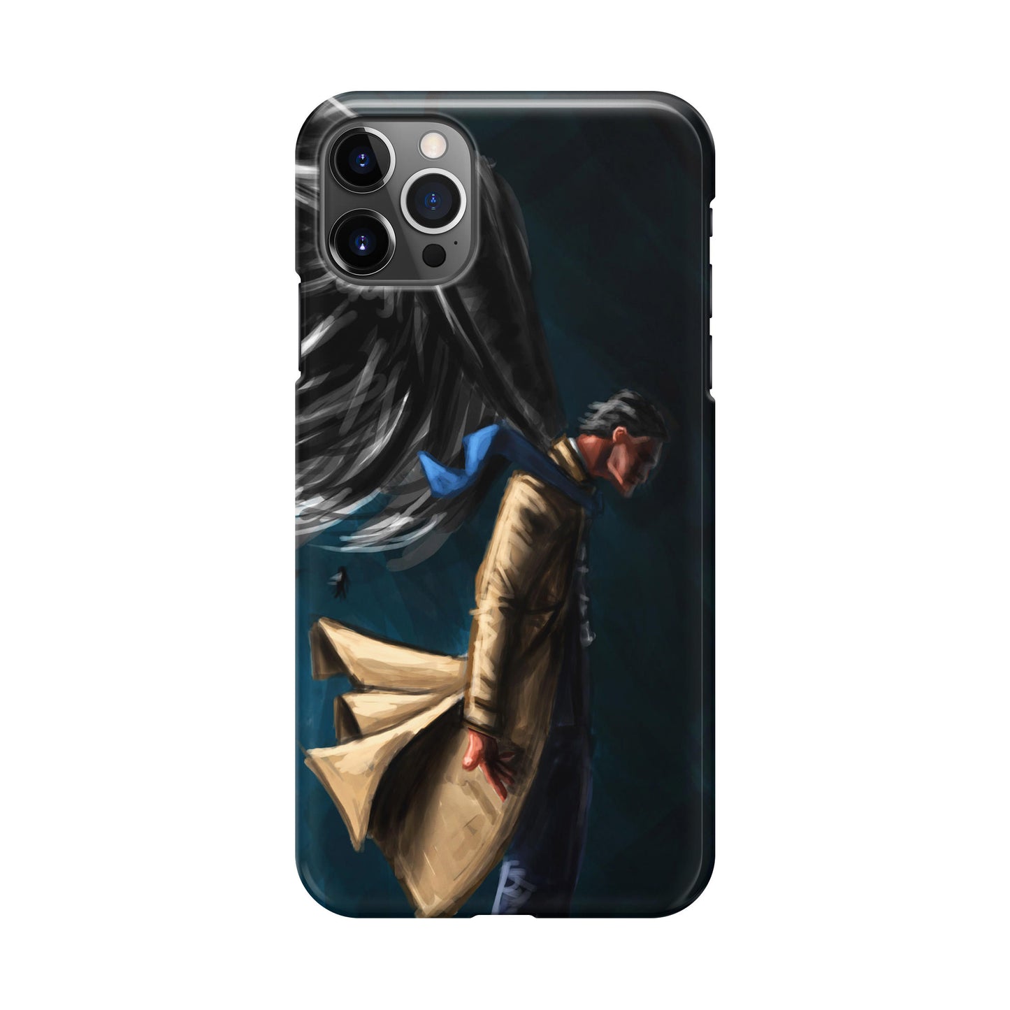 Castiel Supernatural Art iPhone 12 Pro Max Case