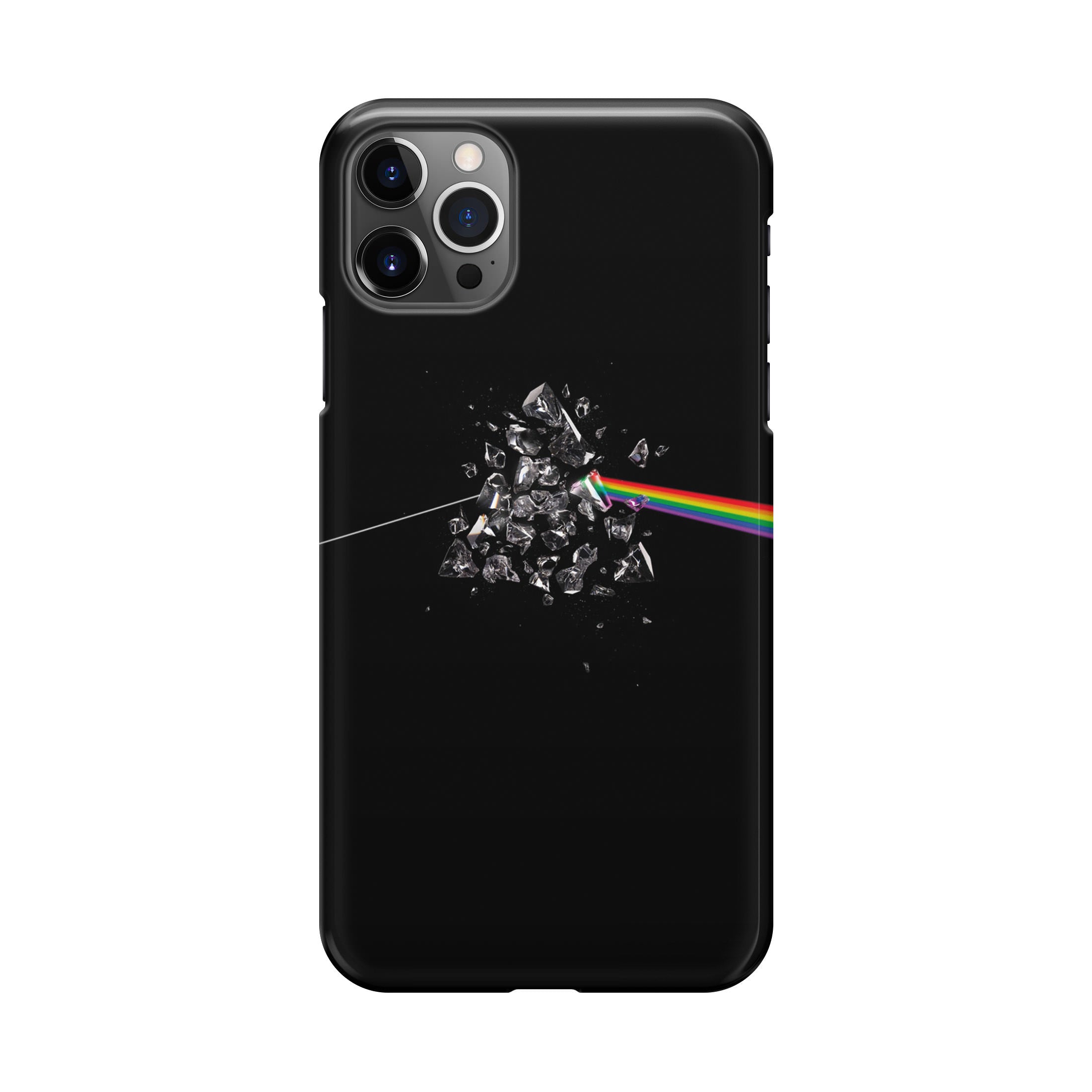 Glass Broken Light Refraction iPhone 12 Pro Max Case