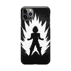 Goku Super Saiyan Black White iPhone 12 Pro Max Case