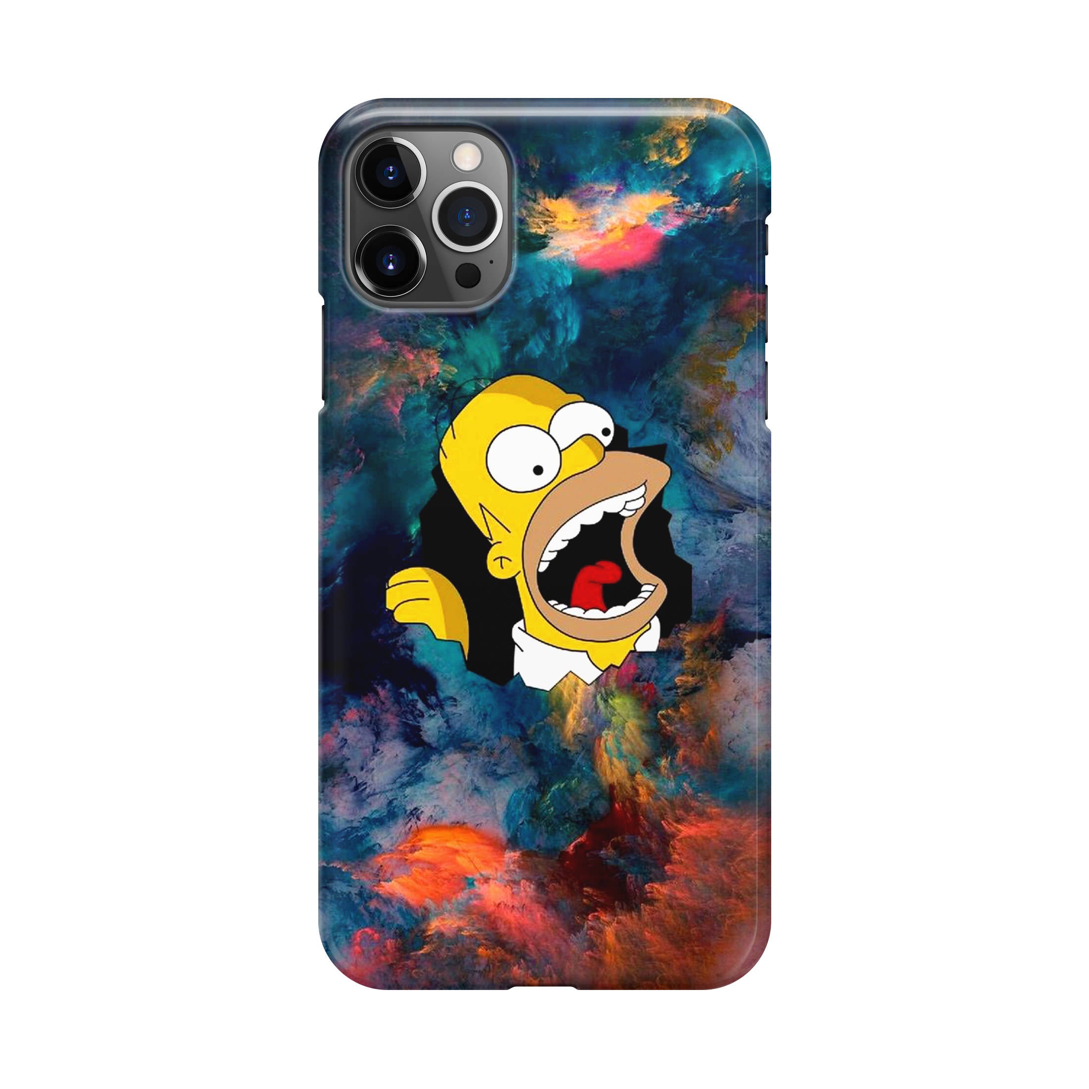 Homer Behind The Black Hole iPhone 12 Pro Max Case