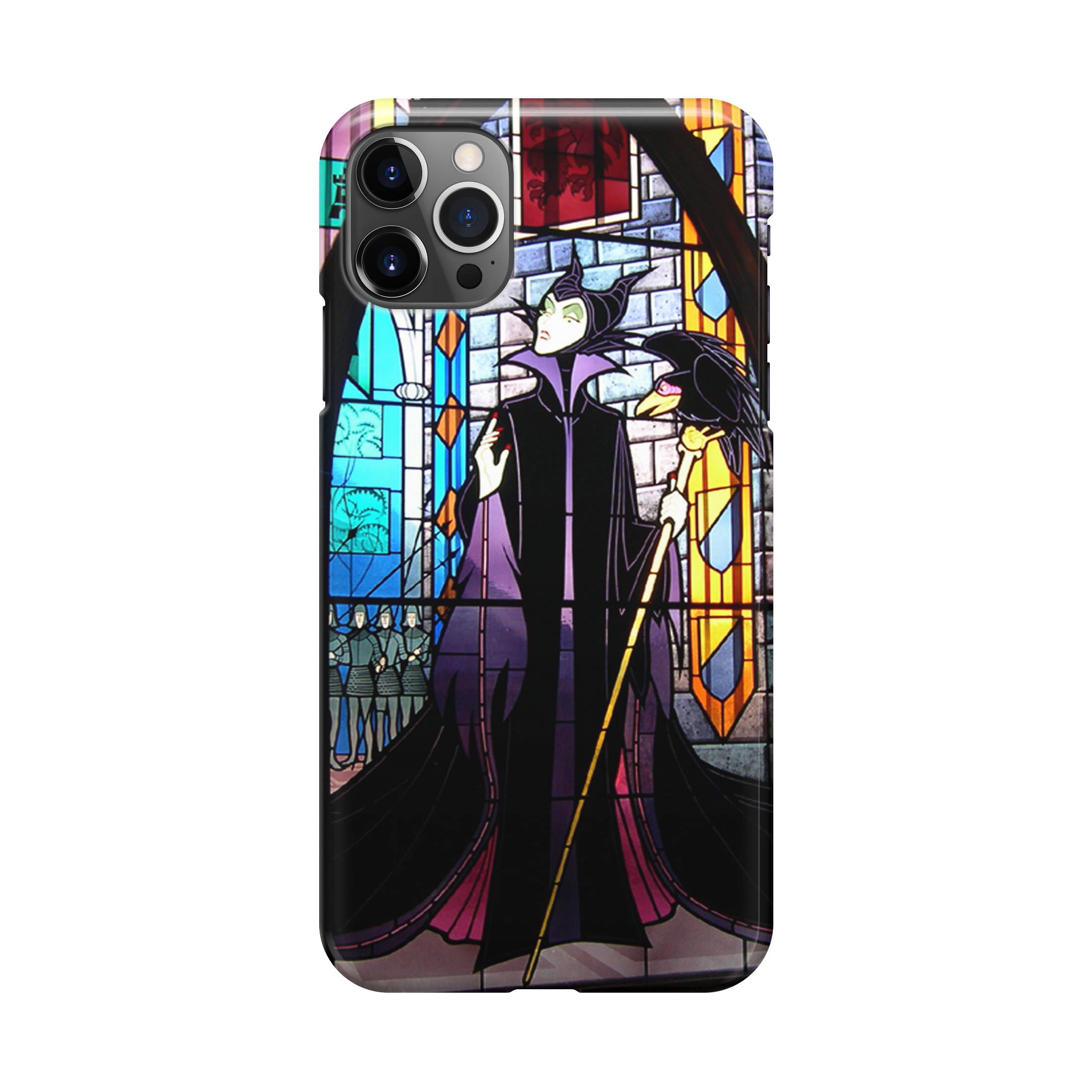 Maleficent Sleeping Beauty Glass Art iPhone 12 Pro Max Case