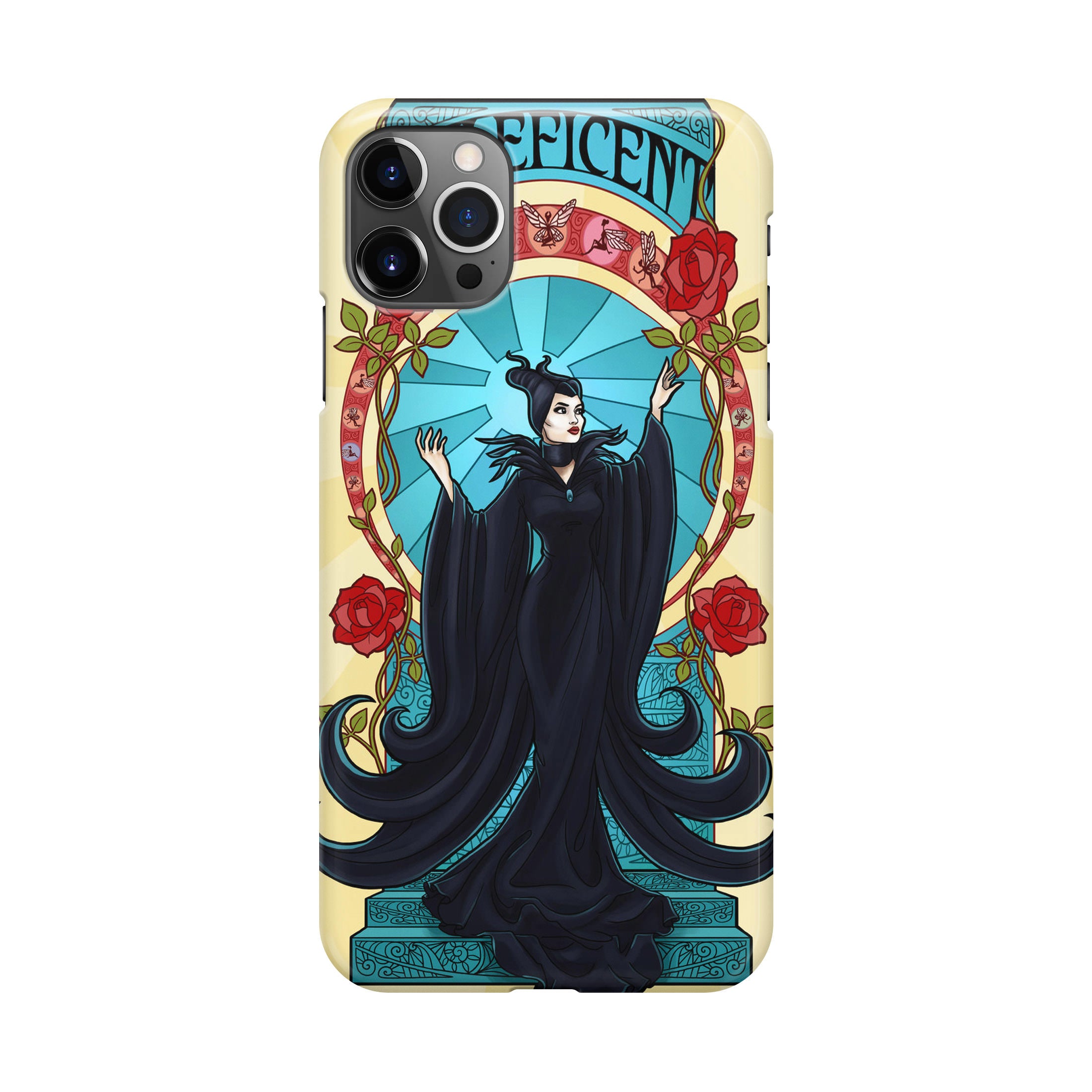 Maleficent With Flower iPhone 12 Pro Max Case