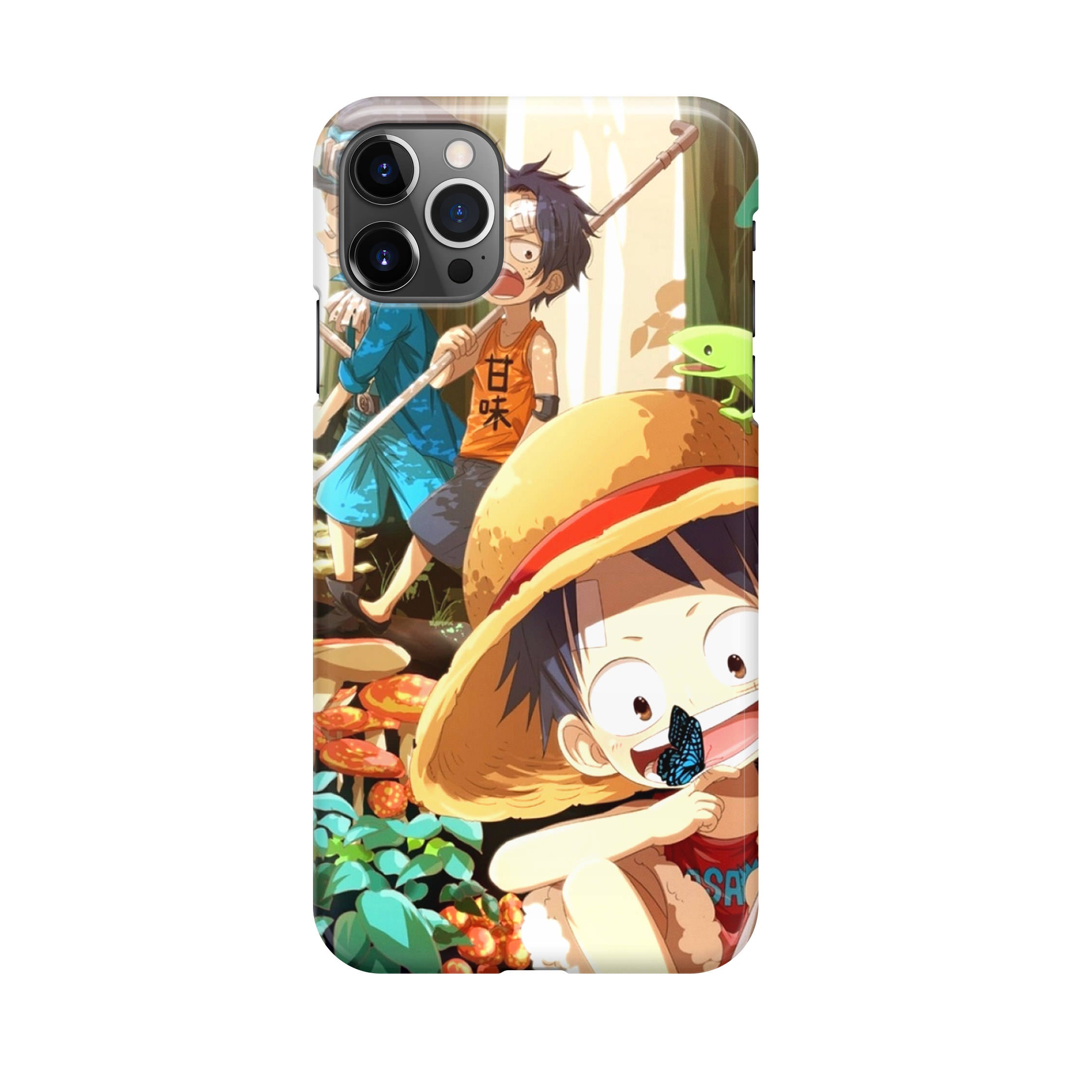 One Piece Little Sabo Ace Luffy Cute iPhone 12 Pro Max Case