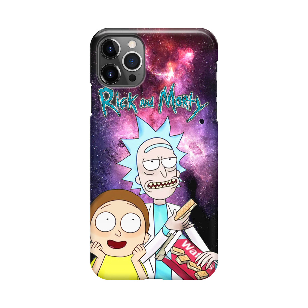 Rick And Morty Nebula Space iPhone 12 Pro Max Case