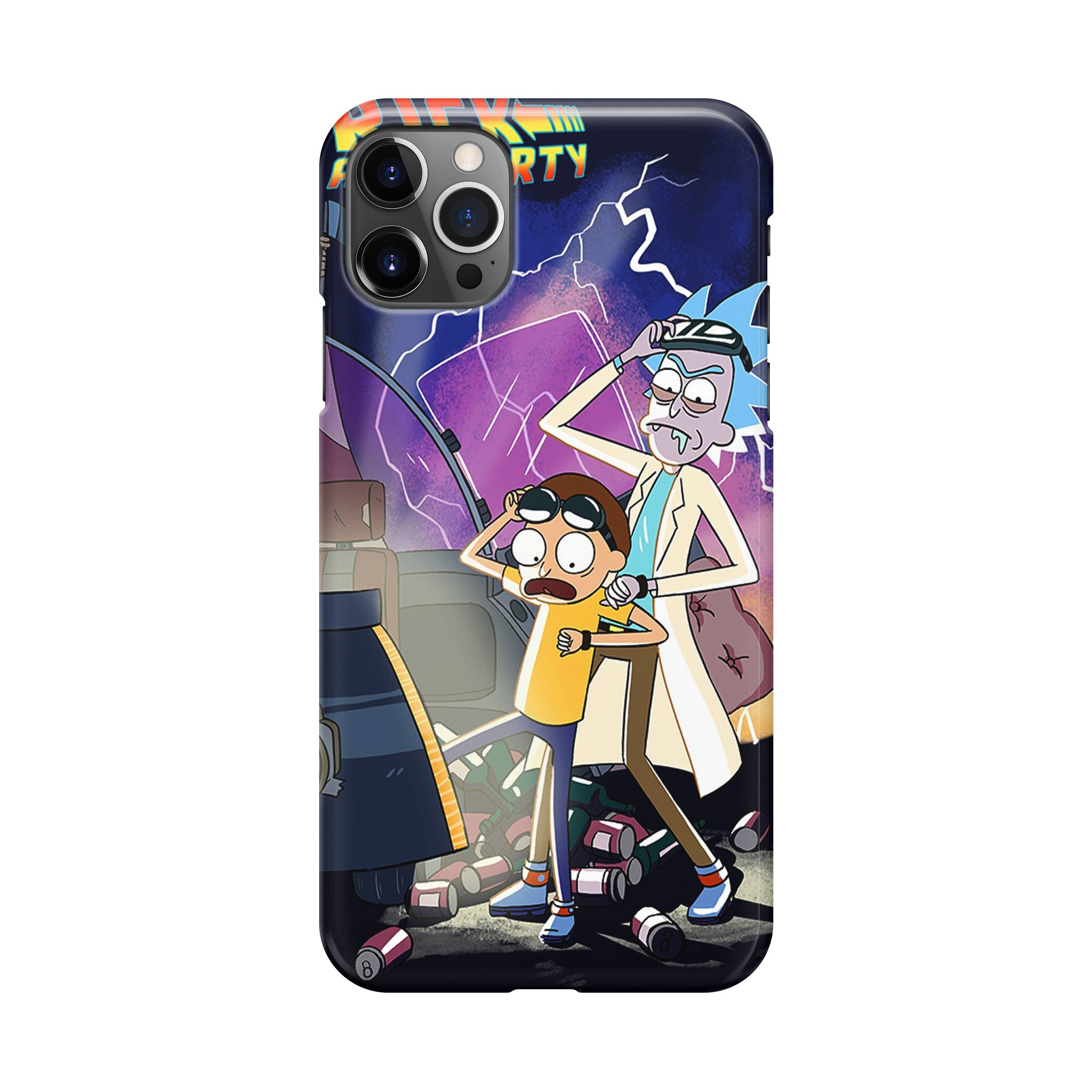 Rick And Morty Back To The Future iPhone 12 Pro Max Case