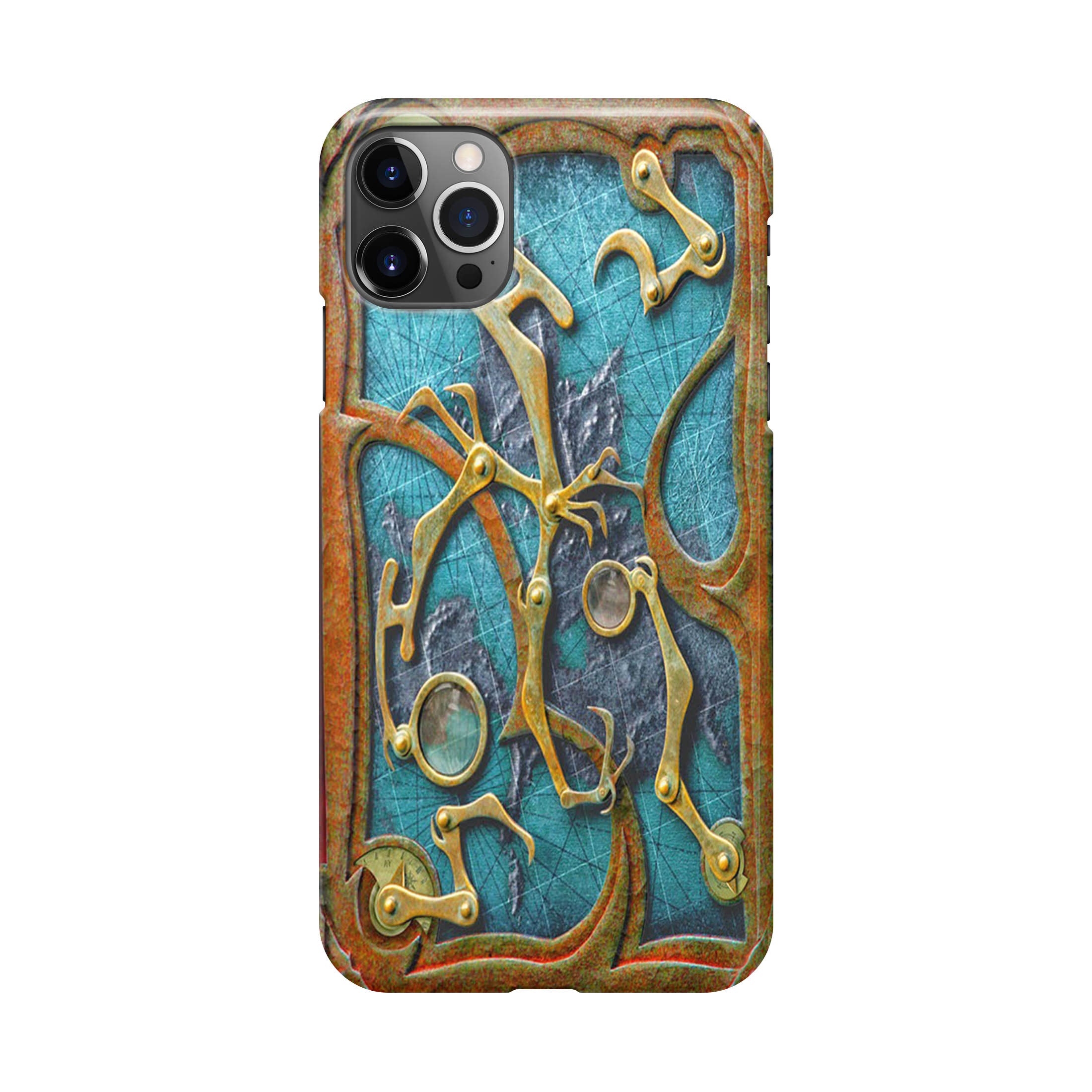 Steampunk Book Cover iPhone 12 Pro Max Case