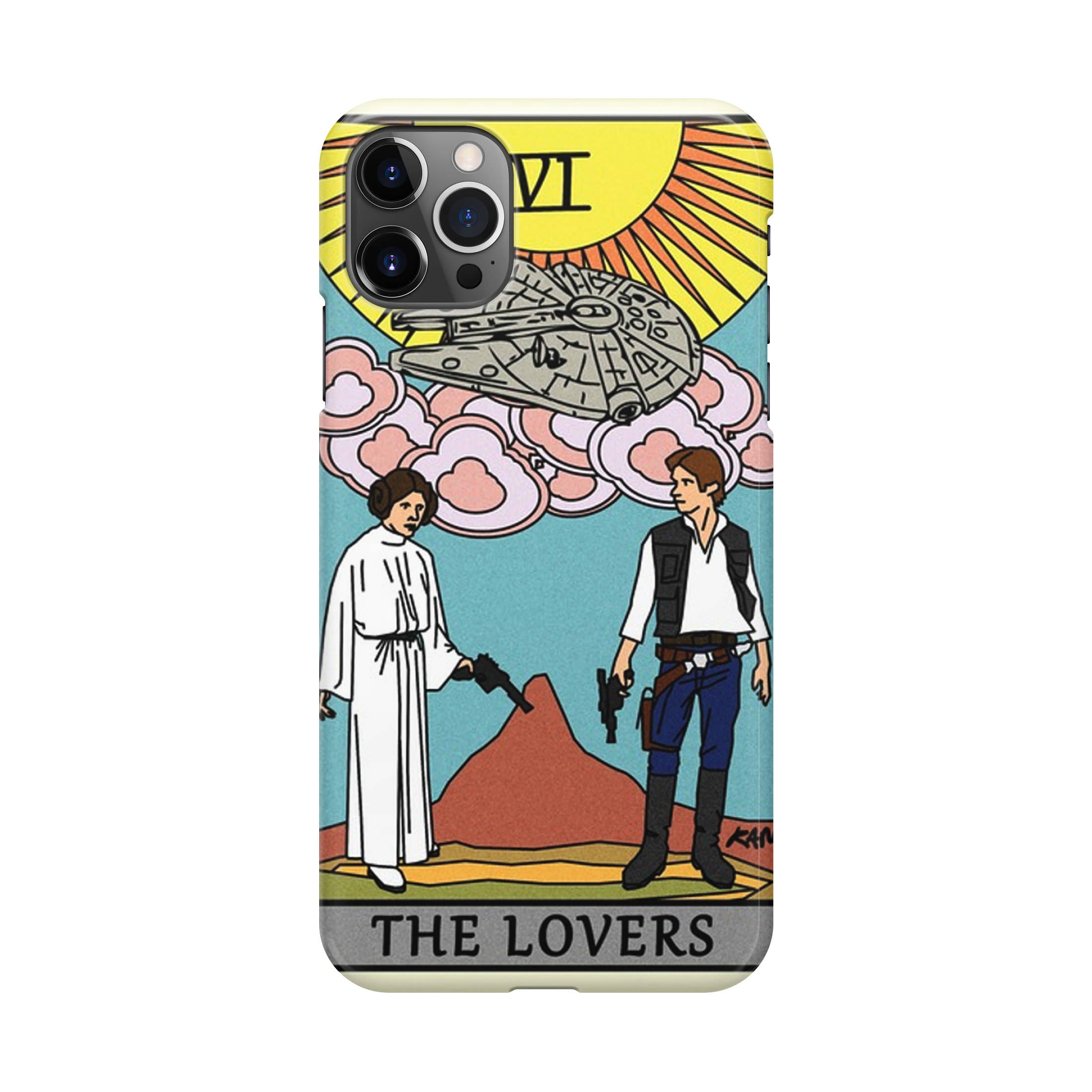 The Lovers Tarot Card iPhone 12 Pro Max Case