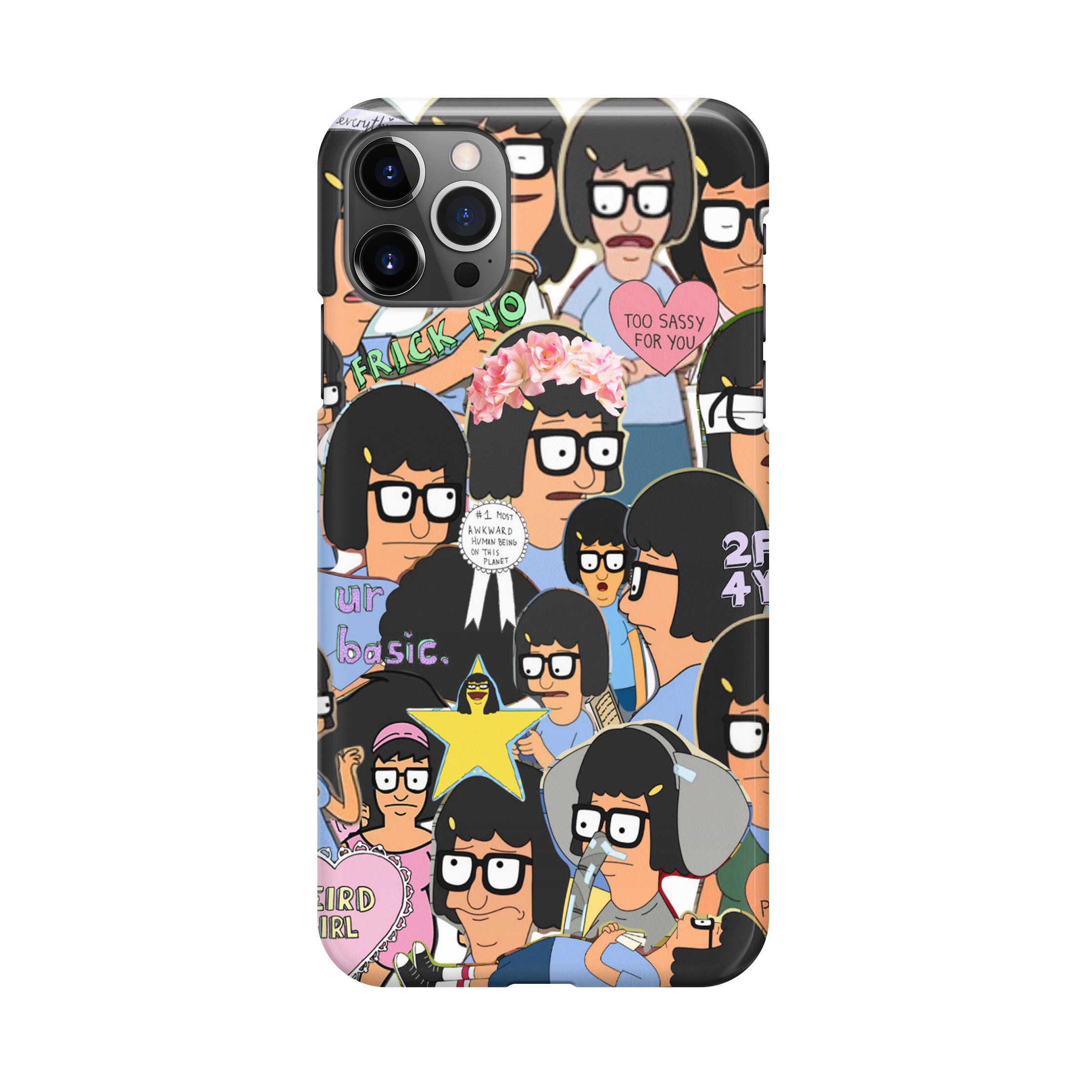 Tina Belcher Collage iPhone 12 Pro Case