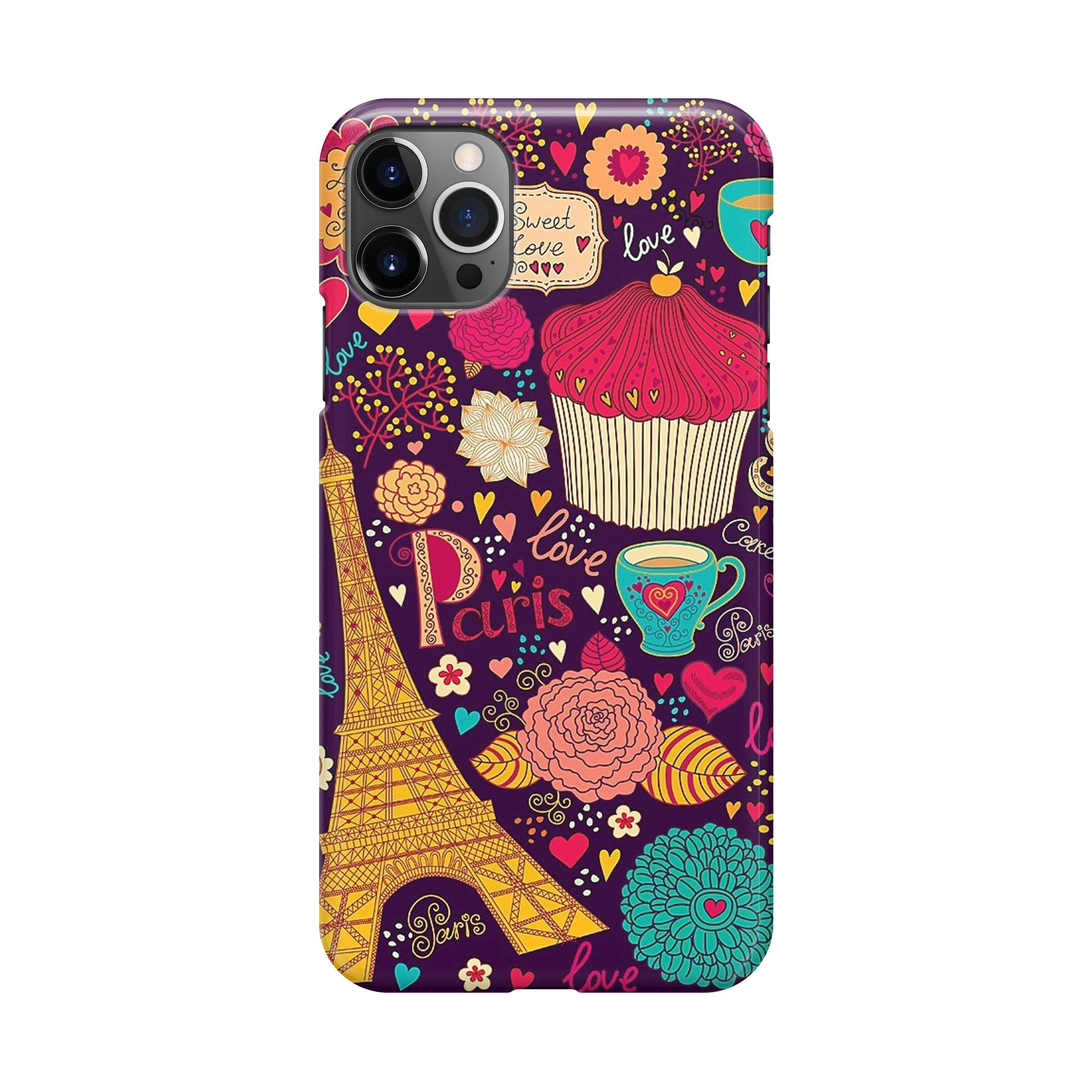 Vintage Love In Paris iPhone 12 Pro Max Case