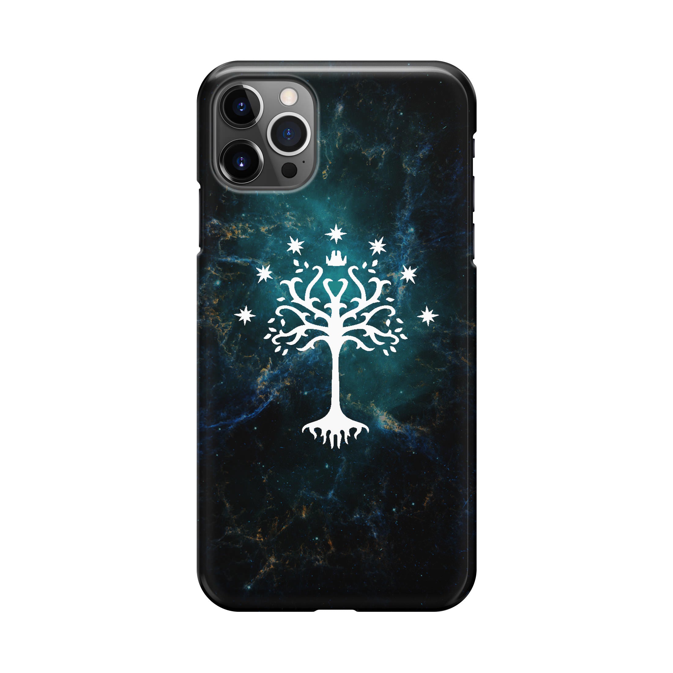 White Tree Of Gondor In Space Nebula iPhone 12 Pro Max Case