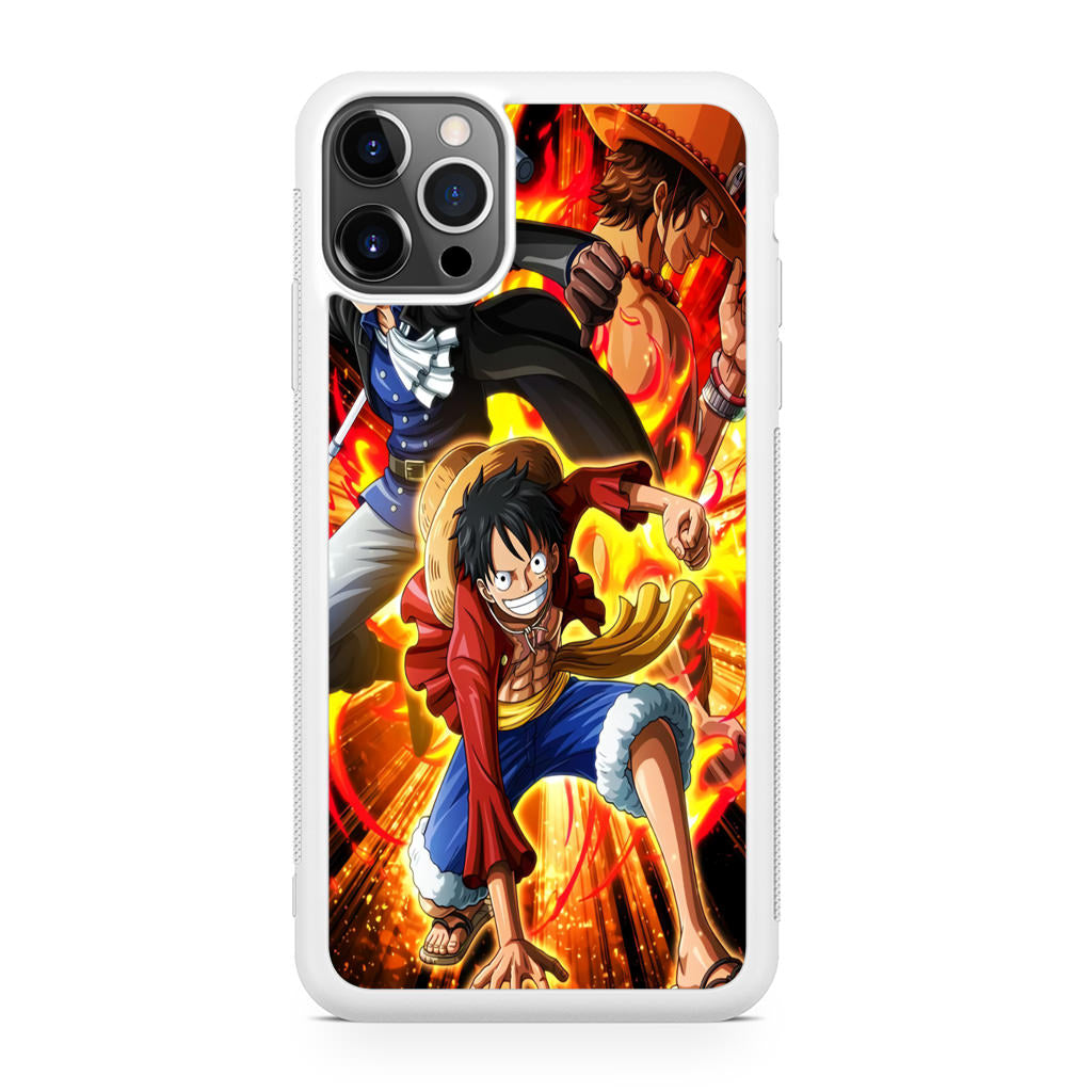 Ace Sabo Luffy Brotherhood iPhone 12 Pro Case