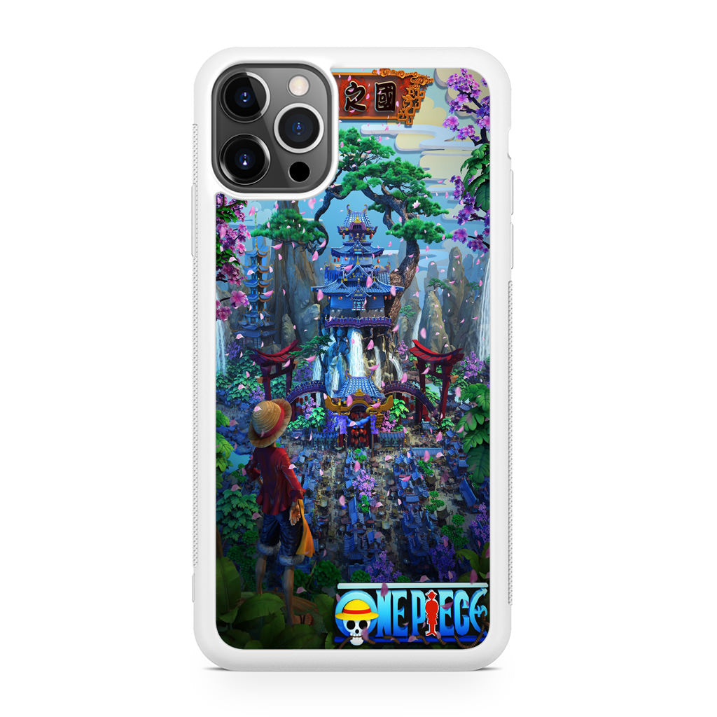 Flower Capital of Wano One Piece iPhone 12 Pro Case