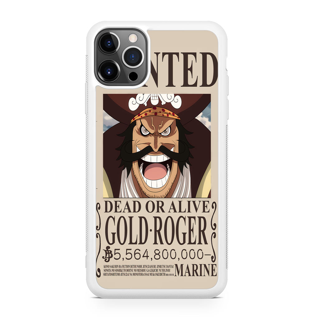 Gold Roger Bounty iPhone 12 Pro Case