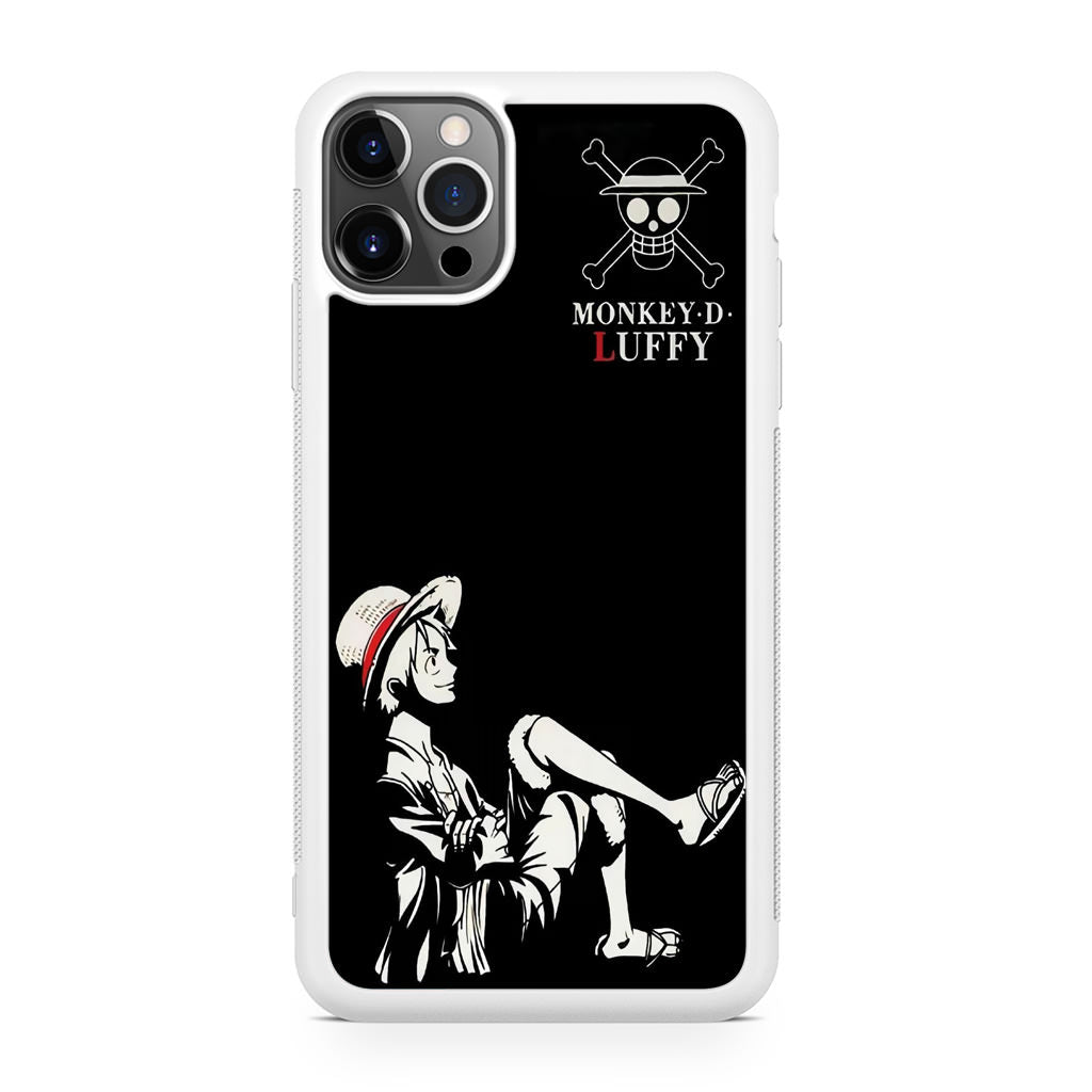 Monkey D Luffy Black And White iPhone 12 Pro Max Case