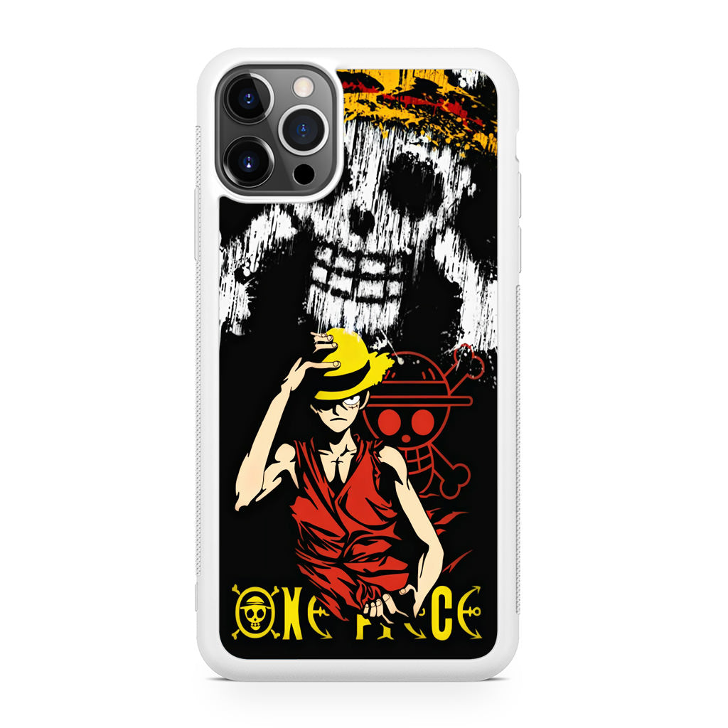 Monkey D Luffy Paint Art iPhone 12 Pro Case