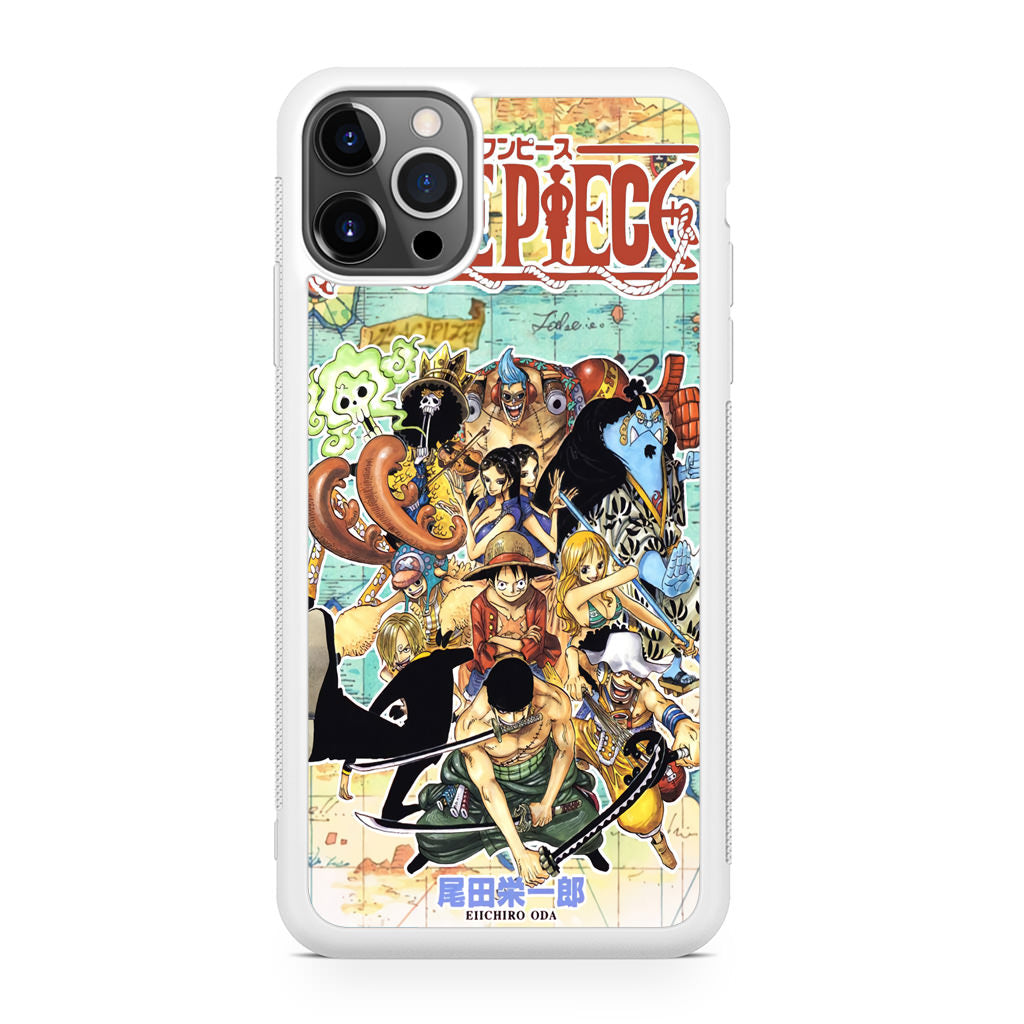 One Piece Comic Straw Hat Pirate iPhone 12 Pro Case