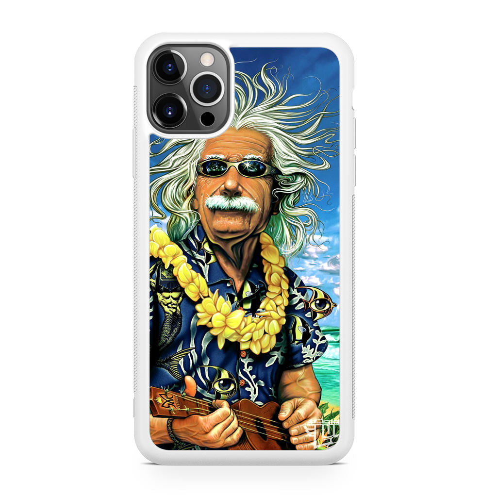 Albert Enstein On Vacation iPhone 12 Pro Case