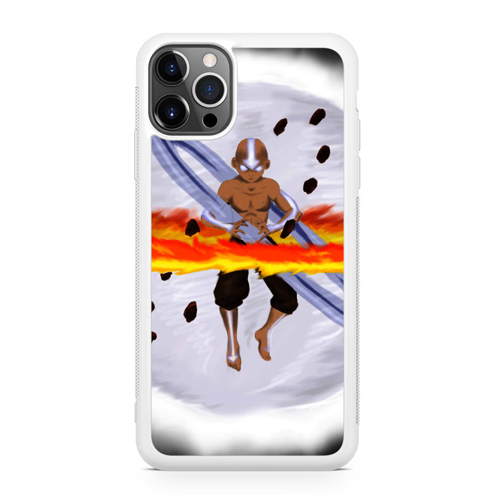 Avatar Aang Controls Four Elements iPhone 12 Pro Max Case