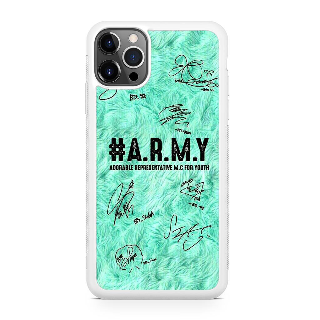 BTS Army Signature iPhone 12 Pro Max Case