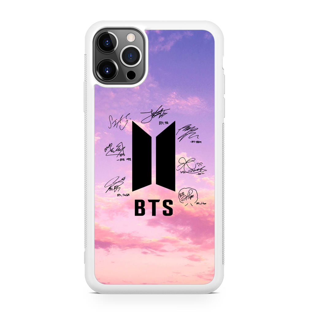 BTS Signature 2 iPhone 12 Pro Max Case