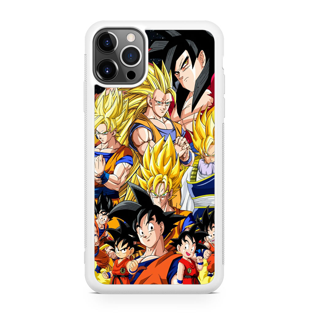 Dragon Ball Z Son Goku Transformation iPhone 12 Pro Max Case