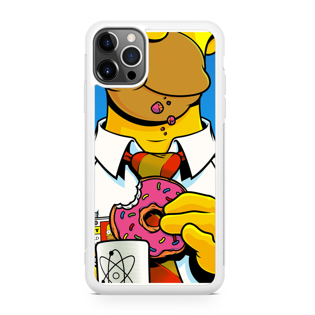 Homer Eats Donut iPhone 12 Pro Max Case