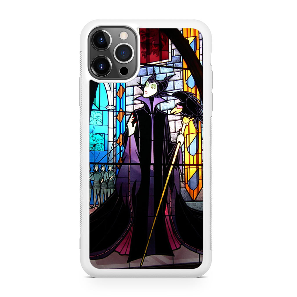 Maleficent Sleeping Beauty Glass Art iPhone 12 Pro Max Case
