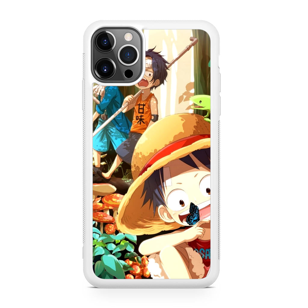 One Piece Little Sabo Ace Luffy Cute iPhone 12 Pro Max Case