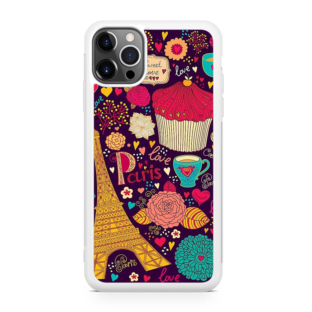 Vintage Love In Paris iPhone 12 Pro Max Case