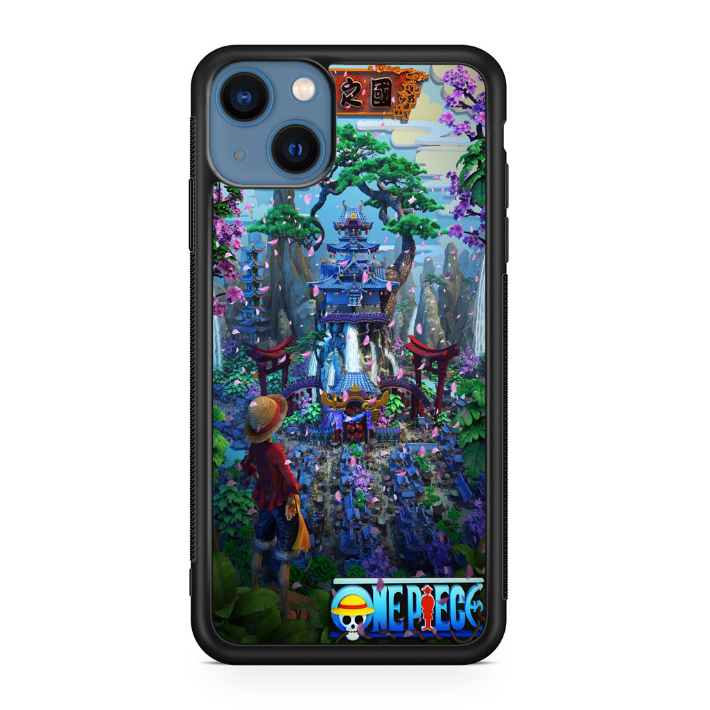 Flower Capital of Wano One Piece iPhone 13 / 13 mini Case