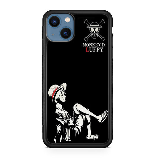 Monkey D Luffy Black And White iPhone 13 / 13 mini Case