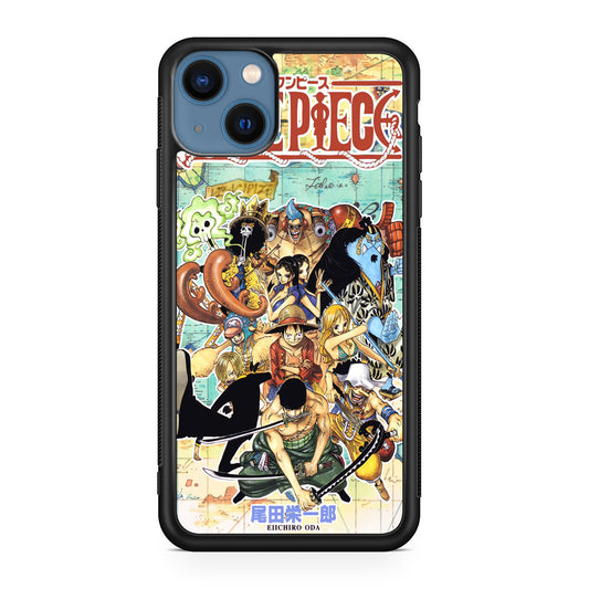 One Piece Comic Straw Hat Pirate iPhone 13 / 13 mini Case