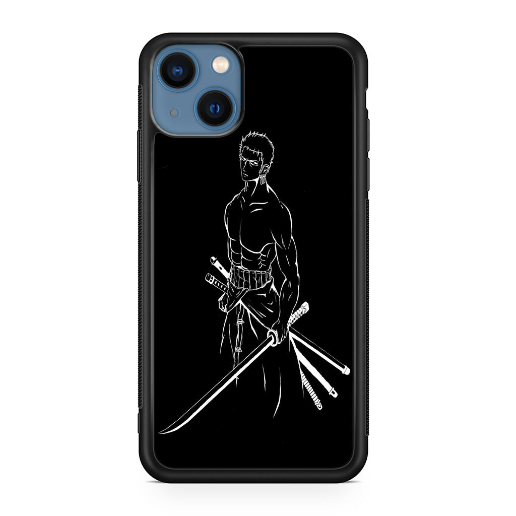 Roronoa Zoro Outlines iPhone 13 / 13 mini Case