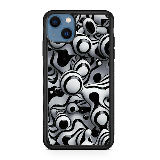 Abstract Art Black White iPhone 13 / 13 mini Case