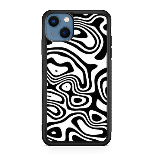 Abstract Black and White Background iPhone 13 / 13 mini Case