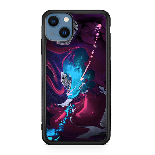 Abstract Purple Blue Art iPhone 13 / 13 mini Case