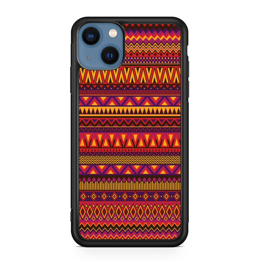 African Aztec Pattern iPhone 13 / 13 mini Case