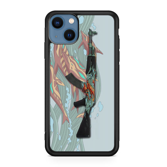 AK-47 Aquamarine Revenge iPhone 13 / 13 mini Case